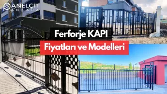 Ferforje Bahçe Kapıları Detayları